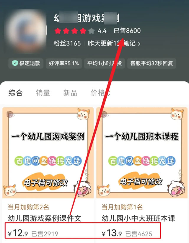 卖幼儿园资料,1个单品狂赚5W+,方法照抄就能用-偏门行业网 卖幼儿园资料,1个单品狂赚5W+,方法照抄就能用-偏门行业网