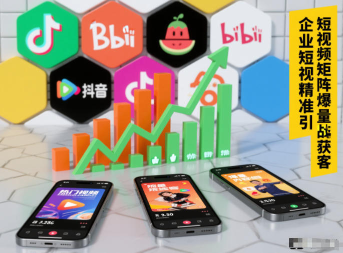 企业短视频精准引流矩阵获客,短视频矩阵爆量战法|一站式知识服务平台|多样资源|热门项目|详尽教程|学习交流|成功之门|HY资源库