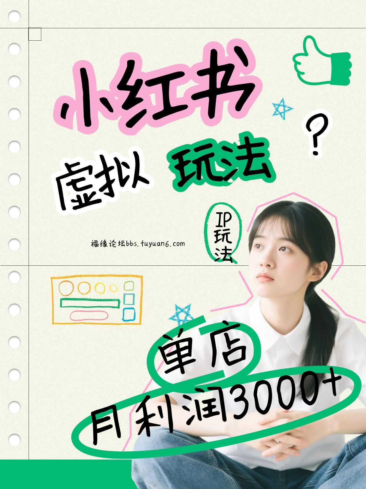 小红书虚拟玩法(铺货流和单品玩法),单店月利润3000+,IP打法+原创商品(0违规)网赚项目-副业赚钱-互联网创业-资源整合歪妹网赚