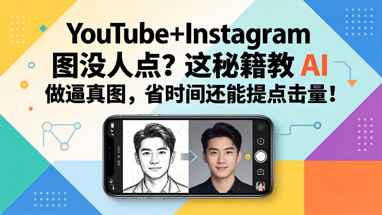 YouTube+Instagram 图没人点?这秘籍教 AI 做逼真图,省时间还能提点击量网赚项目-副业赚钱-互联网创业-资源整合西狂乐