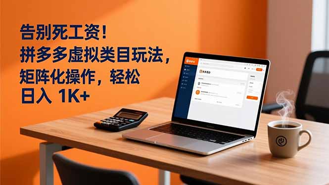 告别死工资！拼多多虚拟类目玩法，矩阵化操作，轻松日入 1K+|一站式知识服务平台|多样资源|热门项目|详尽教程|学习交流|成功之门|HY资源库