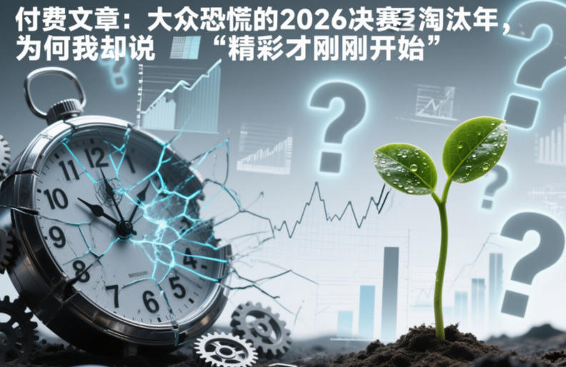 付费文章：大众恐慌的2026决赛淘汰年，为何我却说“精彩才刚刚开始”？|一站式知识服务平台|多样资源|热门项目|详尽教程|学习交流|成功之门|HY资源库