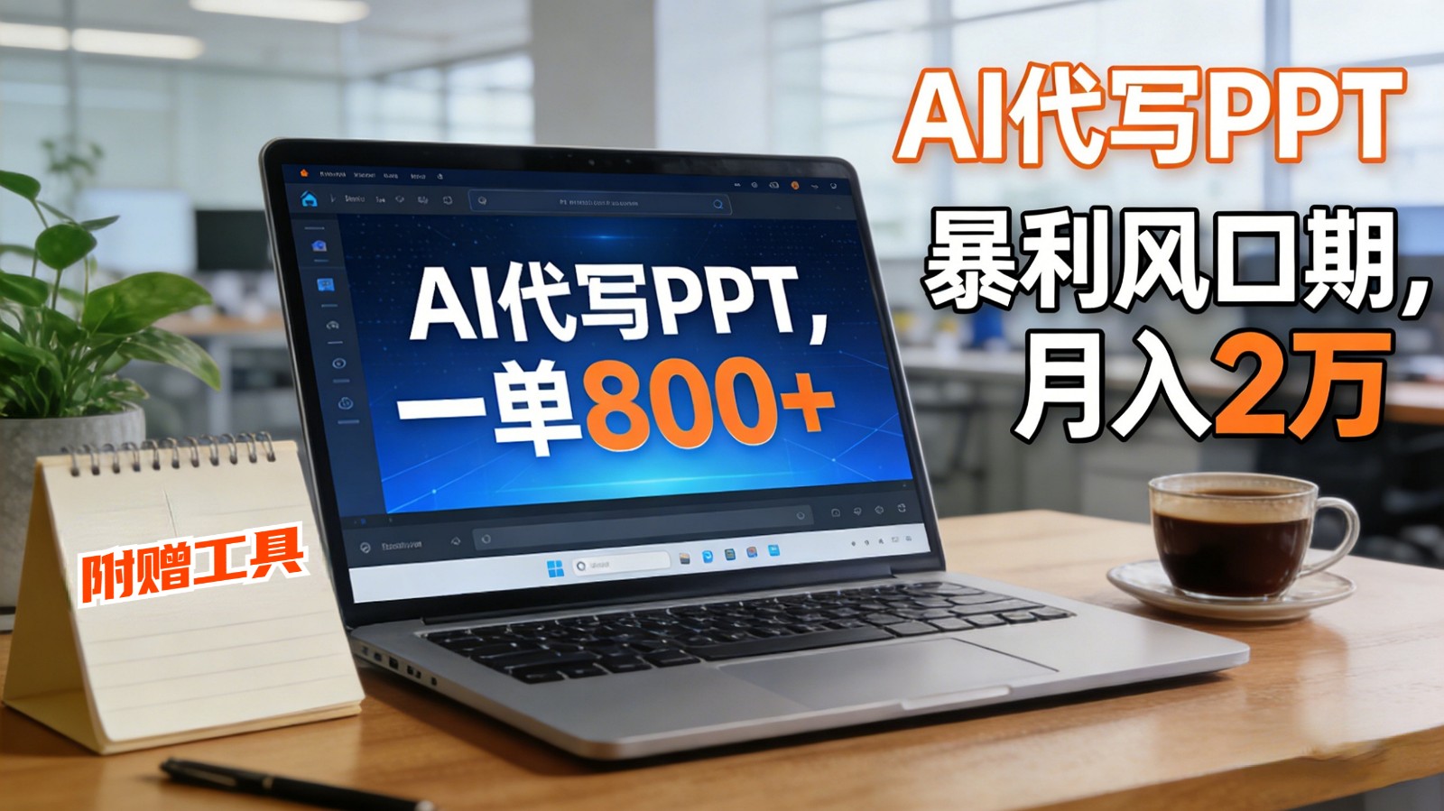 AI 代写做 PPT！一单狂赚 800+，风口期月入 2 万（工具 + 提示词直接送）|一站式知识服务平台|多样资源|热门项目|详尽教程|学习交流|成功之门|HY资源库