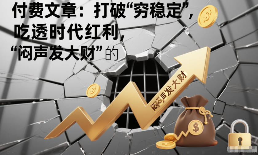 付费文章：打破“穷稳定”，吃透时代红利，“闷声发大财”的终极真谛|一站式知识服务平台|多样资源|热门项目|详尽教程|学习交流|成功之门|HY资源库