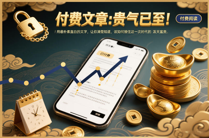 付费文章：贵气已至！用最朴素直白的文字，让你清楚知道，该如何接住这一次时代的泼天富贵|一站式知识服务平台|多样资源|热门项目|详尽教程|学习交流|成功之门|HY资源库