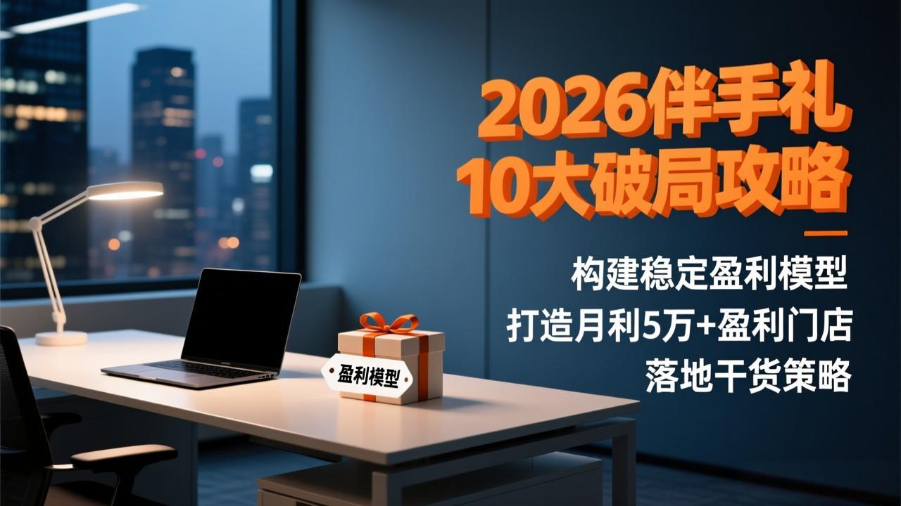 2026伴手礼10大破局攻略：构建稳定盈利模型，打造月利5万+盈利门店，落地干货策略|一站式知识服务平台|多样资源|热门项目|详尽教程|学习交流|成功之门|HY资源库