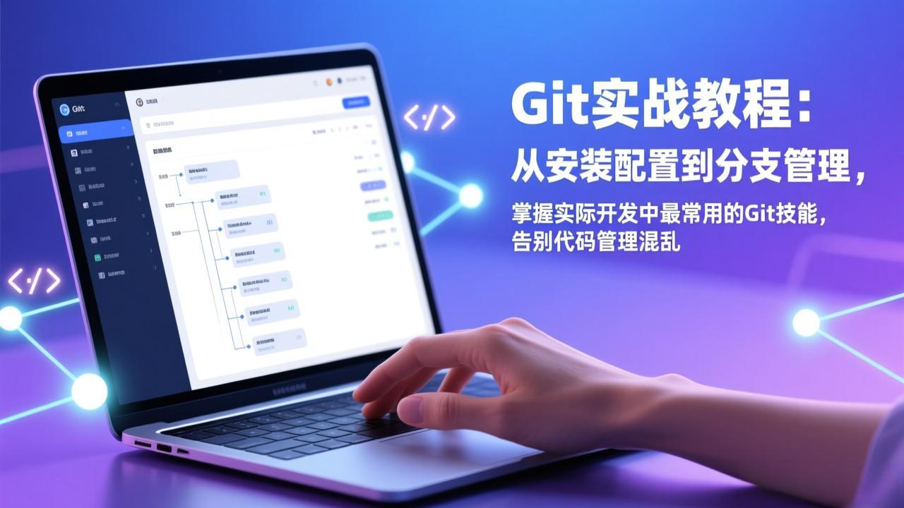 Git实战教程：从安装配置到分支管理，掌握实际开发中最常用的Git技能，告别代码管理混乱网赚项目-副业赚钱-互联网创业-资源整合老八网赚