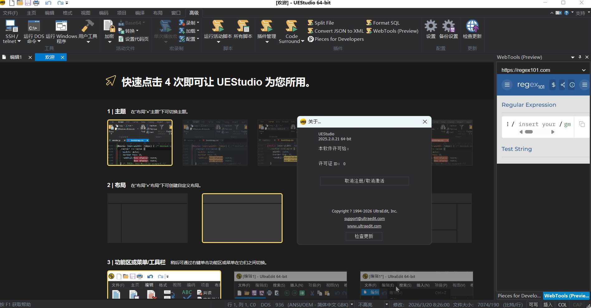 IDM UEStudio v25.2.0.21绿色版网赚项目-副业赚钱-互联网创业-资源整合老八网赚